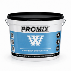 PROMIX W Влагостойкая выравнивающая шпатлевка, 25 кг